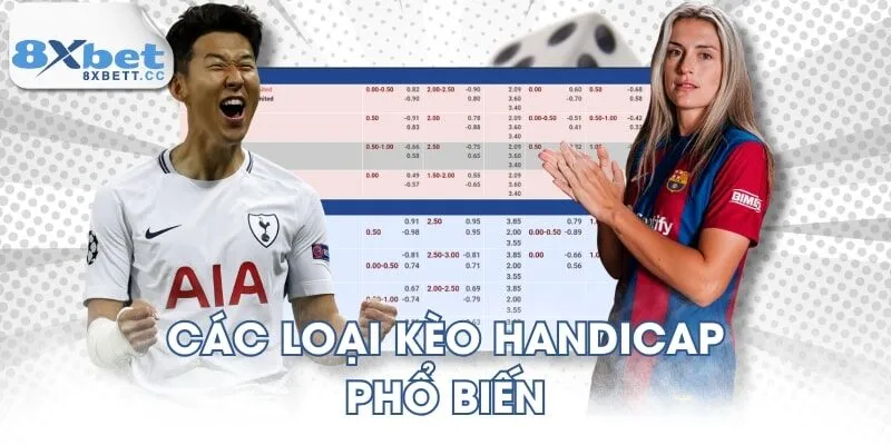 Các loại kèo Handicap phổ biến